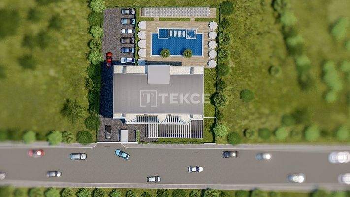 Stylish Apartments in a City View Project in Mahmutlar Alanya