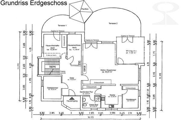 Grundriss Erdgeschoss