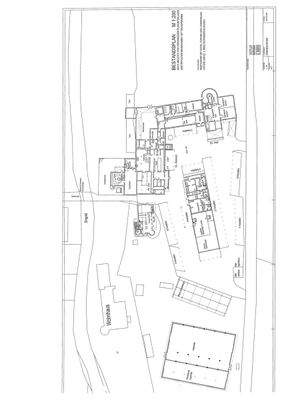 Bestandsplan Hotel, Restaurant, Kornstadel - EG