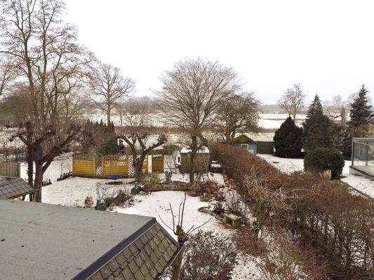 Blick aus dem Wohnzimmer