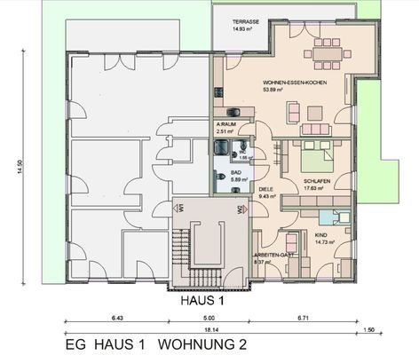 Haus 1 Wohnung 2