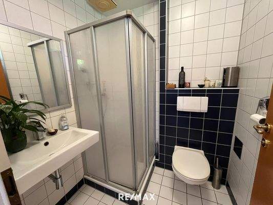 WC mit Dusche im EG