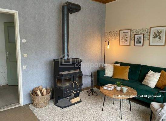 Gestaltungsbeispiel Kaminzimmer