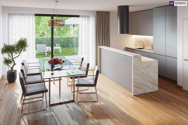 Wohnküche, Erdgeschoss, Visualisierung