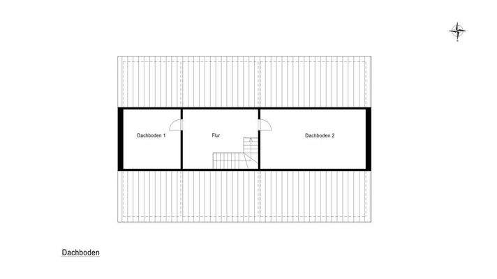Grundriss Dachboden