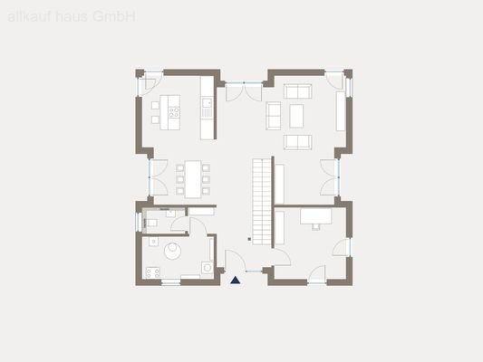City Villa 1 mögliche Beispielplanung Obergeschoss