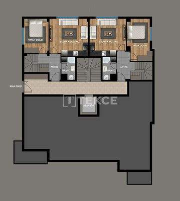 Apartments in a Complex near the Beach in Antalya Muratpaşa