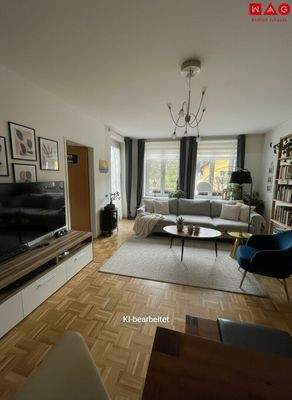 KI generiertes Wohnzimmer