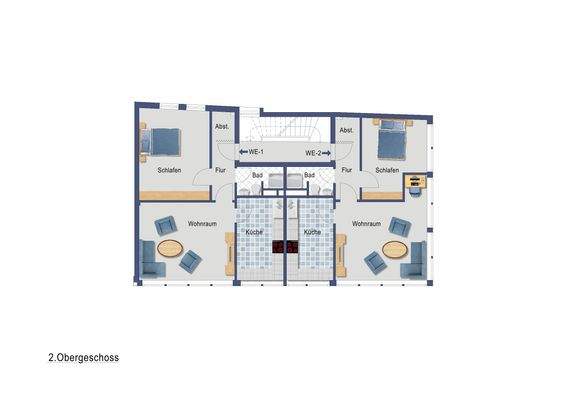Grundriss 2. Obergeschoss