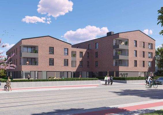 Ansicht - von der Waller Heerstraße