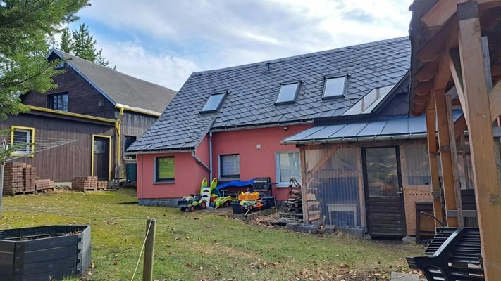 Ansicht und Garten