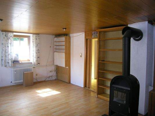 Arbeits- Wohnzimmer im Erdgeschoss