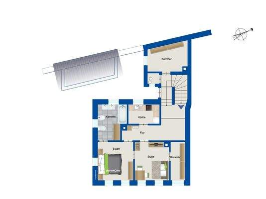 Grundriss - Dachgeschoss