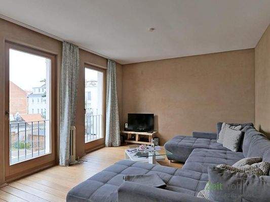 Wohnlandschaft und TV