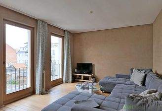 Wohnlandschaft und TV