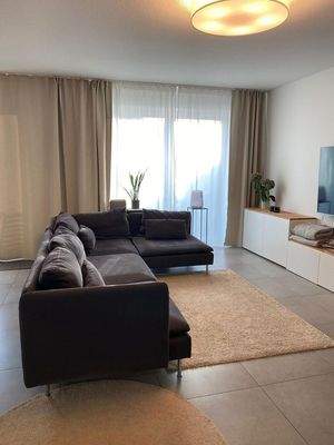 Wohnzimmer mit Kamin