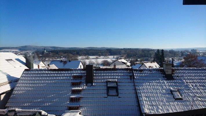 Blick über das Hausdach