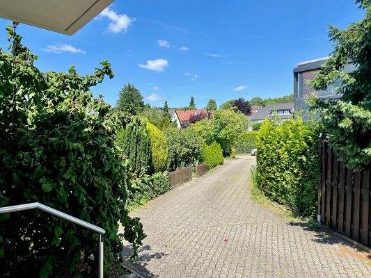 Blick aus der Haustür