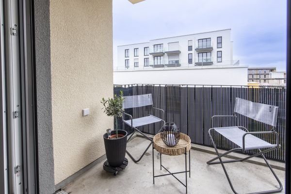 Balkon in Südwest-Ausrichtung