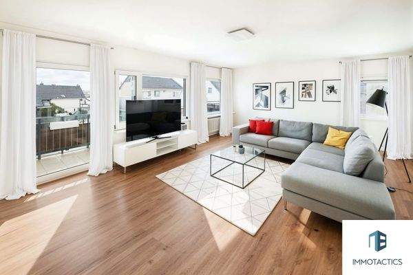 Wohnzimmer EG gestaged - (KI-generiert)