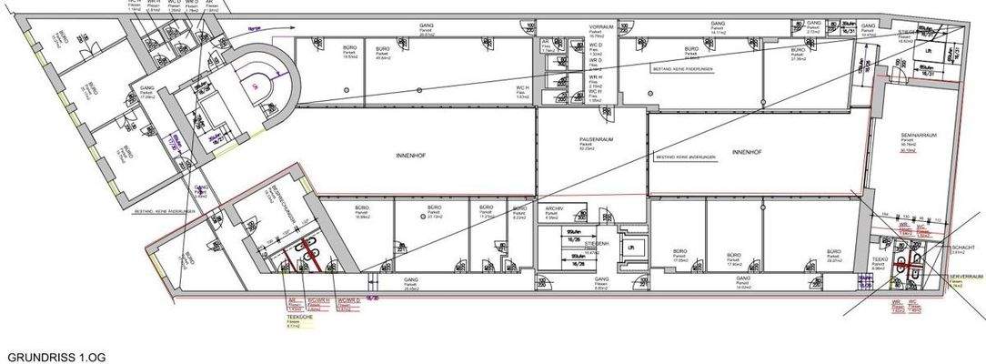 Grundriss 1. OG Neubau Rechsts