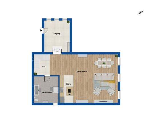 Grundriss 2. OG Maisonette