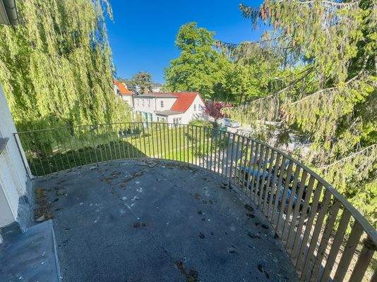 Der Blick vom Balkon