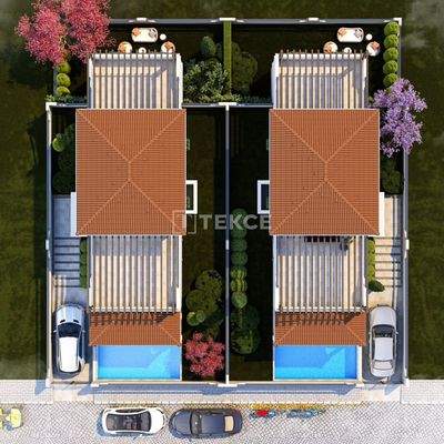 Detached Villas with Pools, Surrounded by Nature in Kuşadası