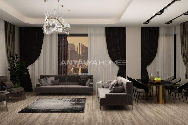 City and Sea View Houses in Çankaya, Kepez, Antalya