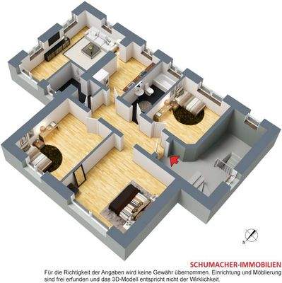 Grundriss Obergeschoss 