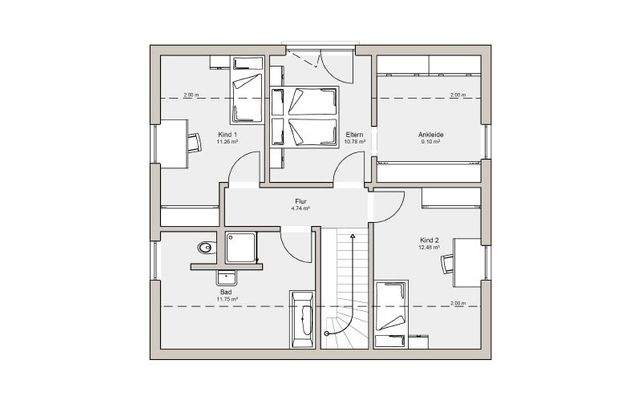 Grundriss Dachgeschoss