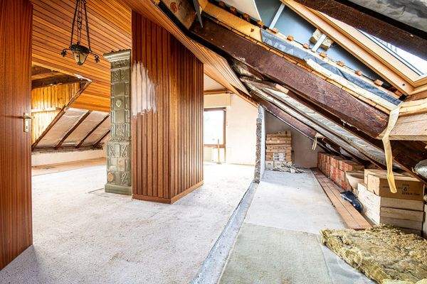 Schlafraum im Dachgeschoss