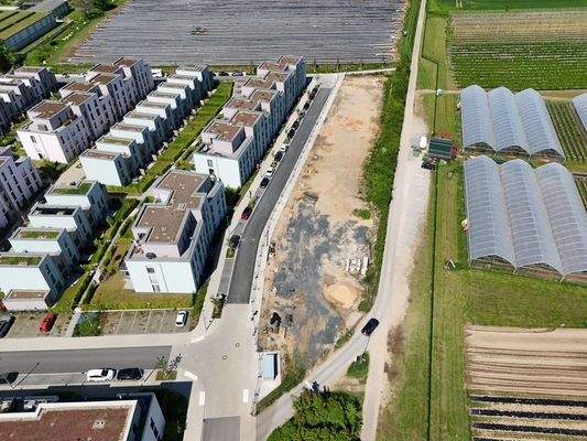 Vogelperspektive Grundstücke