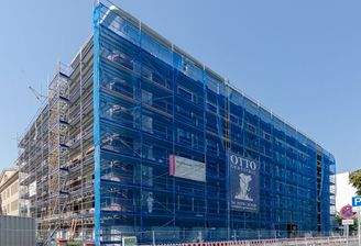 Objektansicht in Bauphase