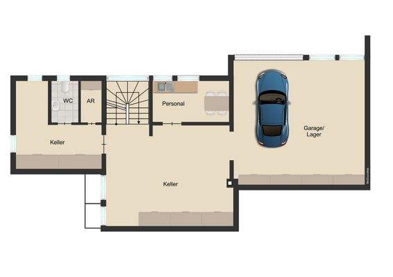 Grundriss Untergeschoss