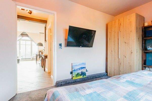 Schlafzimmer Richtung Flur