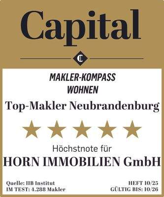 Siegel Wohnen 5 Sterne Neubrandenburg Horn Immobilien