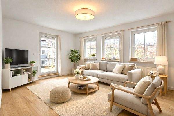 Einrichtungsbeispiel Wohnzimmer