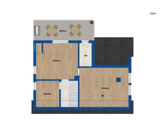 Grundriss - Dachgeschoss