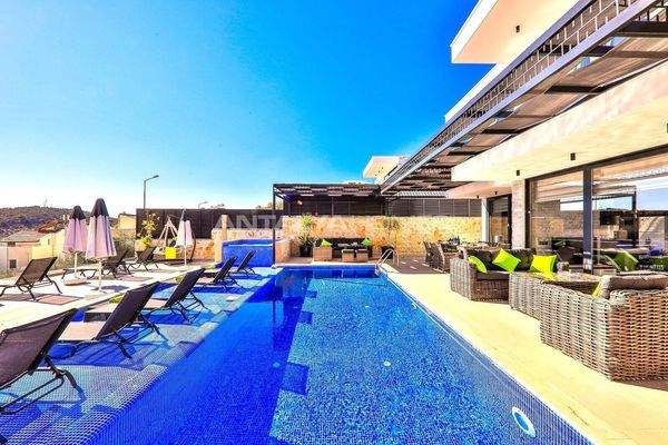 Pool Villa with Uninterrupted Sea View in Kaş Kalkan
