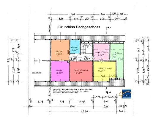 Grundriss Dachgeschoss