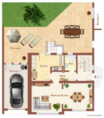 Grundriss - Erdgeschoss