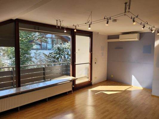 Blick auf die Loggia