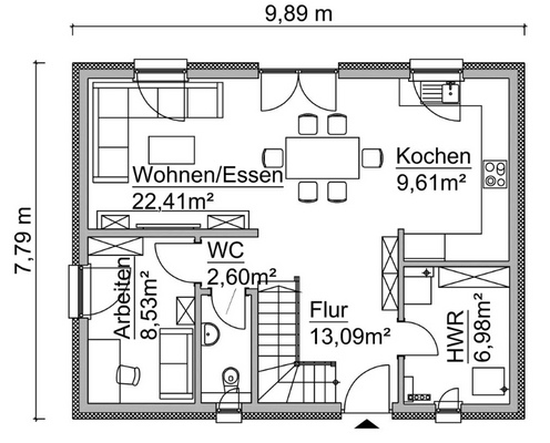 Grundriss - Erdgeschoss