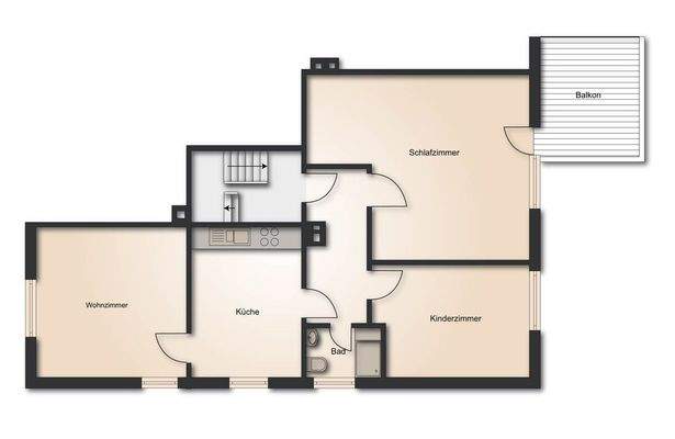 Grundriss Wohnung OG