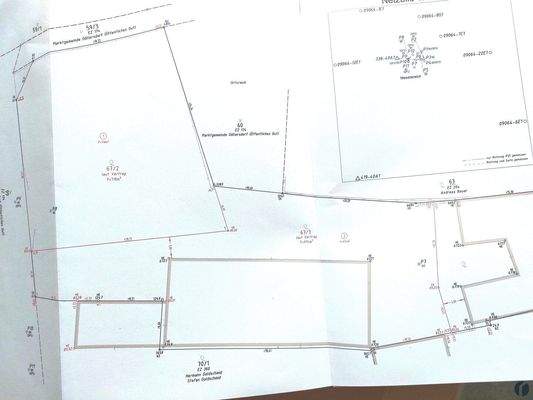 Teilungsplan hinterer Teil