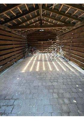 Abschließbares Fahrradhaus