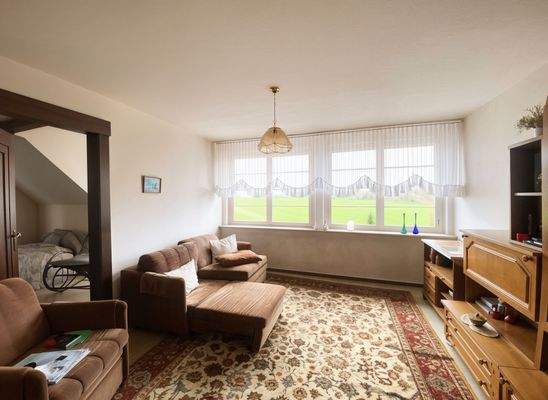 obere Etage mit Blick ins Grüne