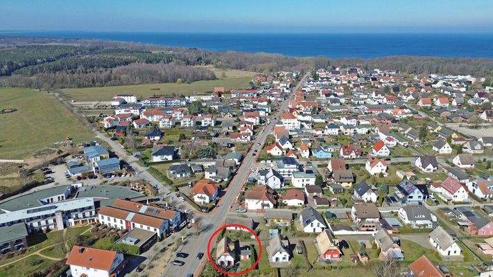 Luftaufnahme Richtung Seebrücke