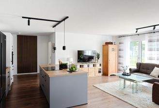 Wohnen und Kochen